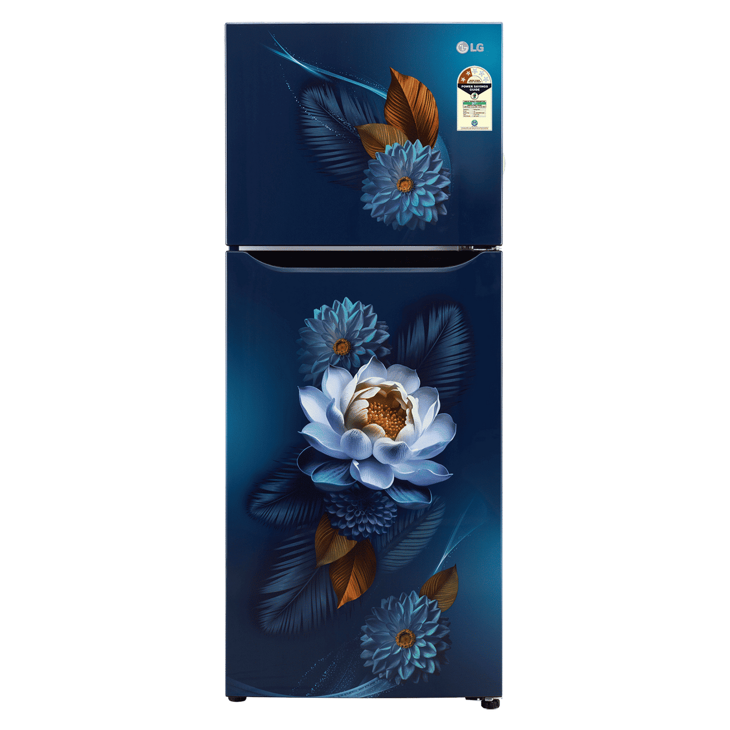 LG 240 Litres 2 Star Frost Free Double Door Convertible Refrigerator with Smart Diagnosis (GL-S292SBWY, Blue Water Lily)