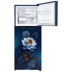LG 240 Litres 2 Star Frost Free Double Door Convertible Refrigerator with Smart Diagnosis (GL-S292SBWY, Blue Water Lily)