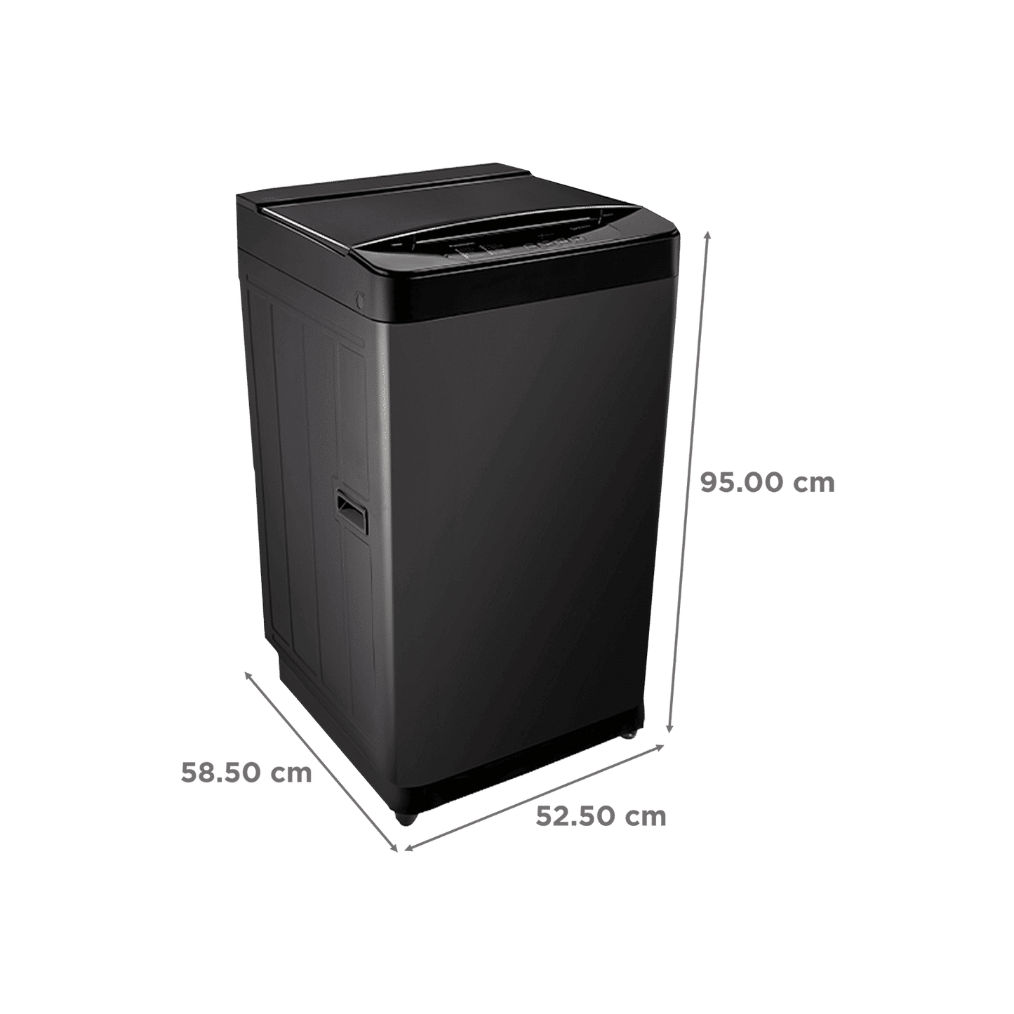 Panasonic 8 kg 5 Star Fully Automatic Top Load Washing Machine (NA-F80C2PRB, Drynamic Spin, Pure Black)