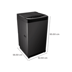 Panasonic 8 kg 5 Star Fully Automatic Top Load Washing Machine (NA-F80C2PRB, Drynamic Spin, Pure Black)