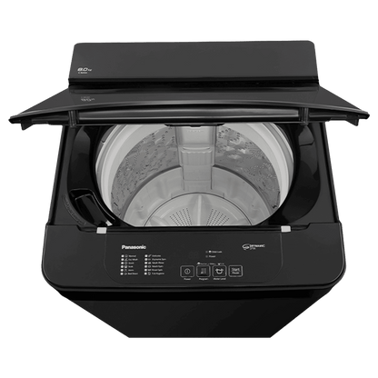 Panasonic 8 kg 5 Star Fully Automatic Top Load Washing Machine (NA-F80C2PRB, Drynamic Spin, Pure Black)