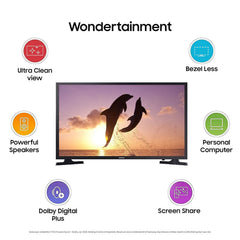 SAMSUNG T4380A Series 80 cm (32 inch) HD Ready LED Smart Tizen TV with PurColor (2022 model)