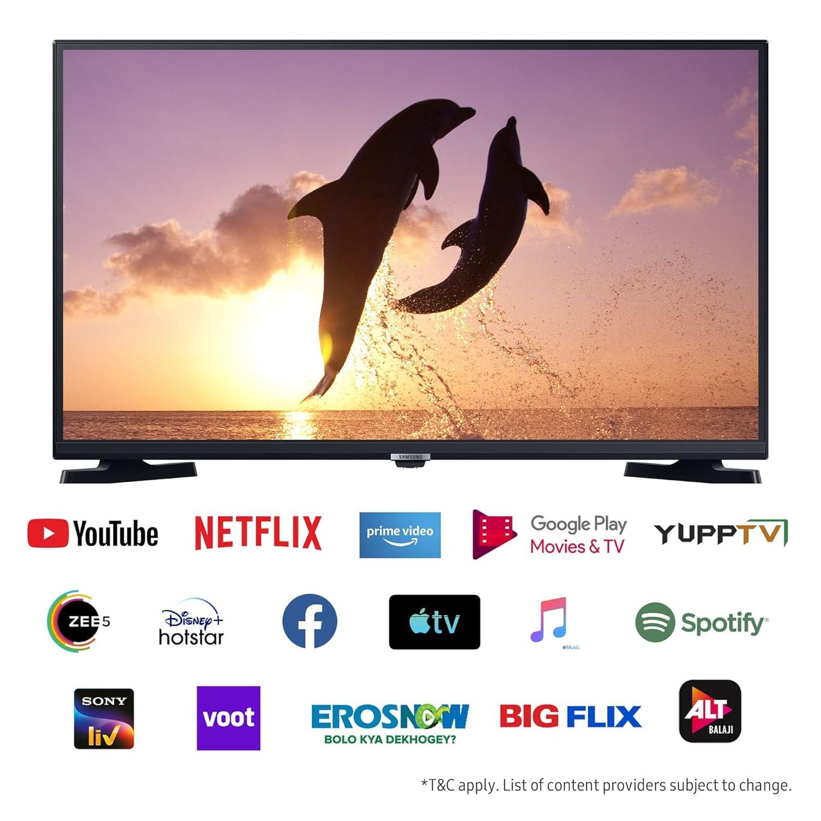 SAMSUNG T4380A Series 80 cm (32 inch) HD Ready LED Smart Tizen TV with PurColor (2022 model)