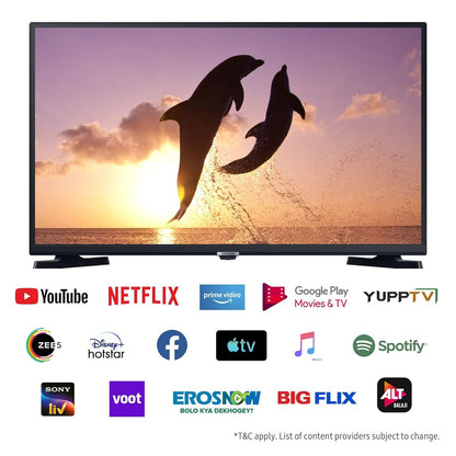 SAMSUNG T4380A Series 80 cm (32 inch) HD Ready LED Smart Tizen TV with PurColor (2022 model)