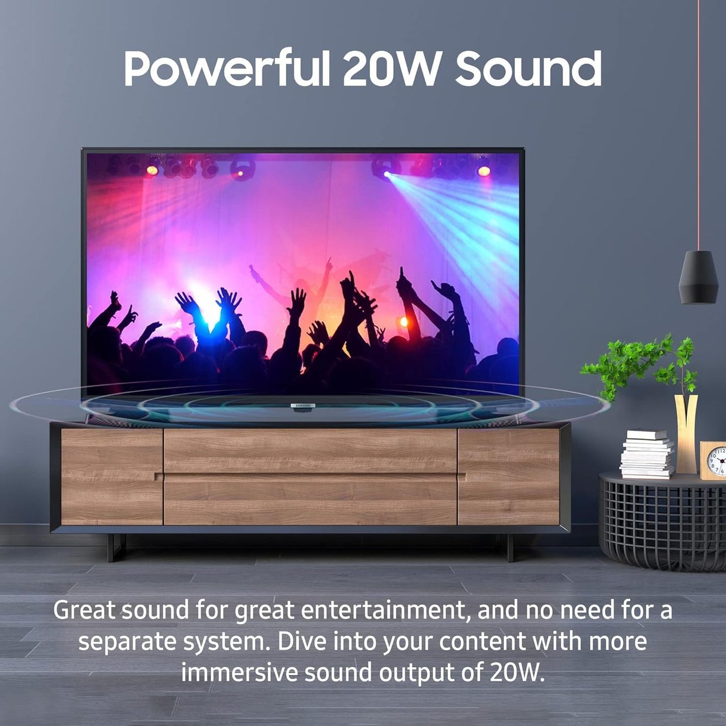 SAMSUNG T4380A Series 80 cm (32 inch) HD Ready LED Smart Tizen TV with PurColor (2022 model)