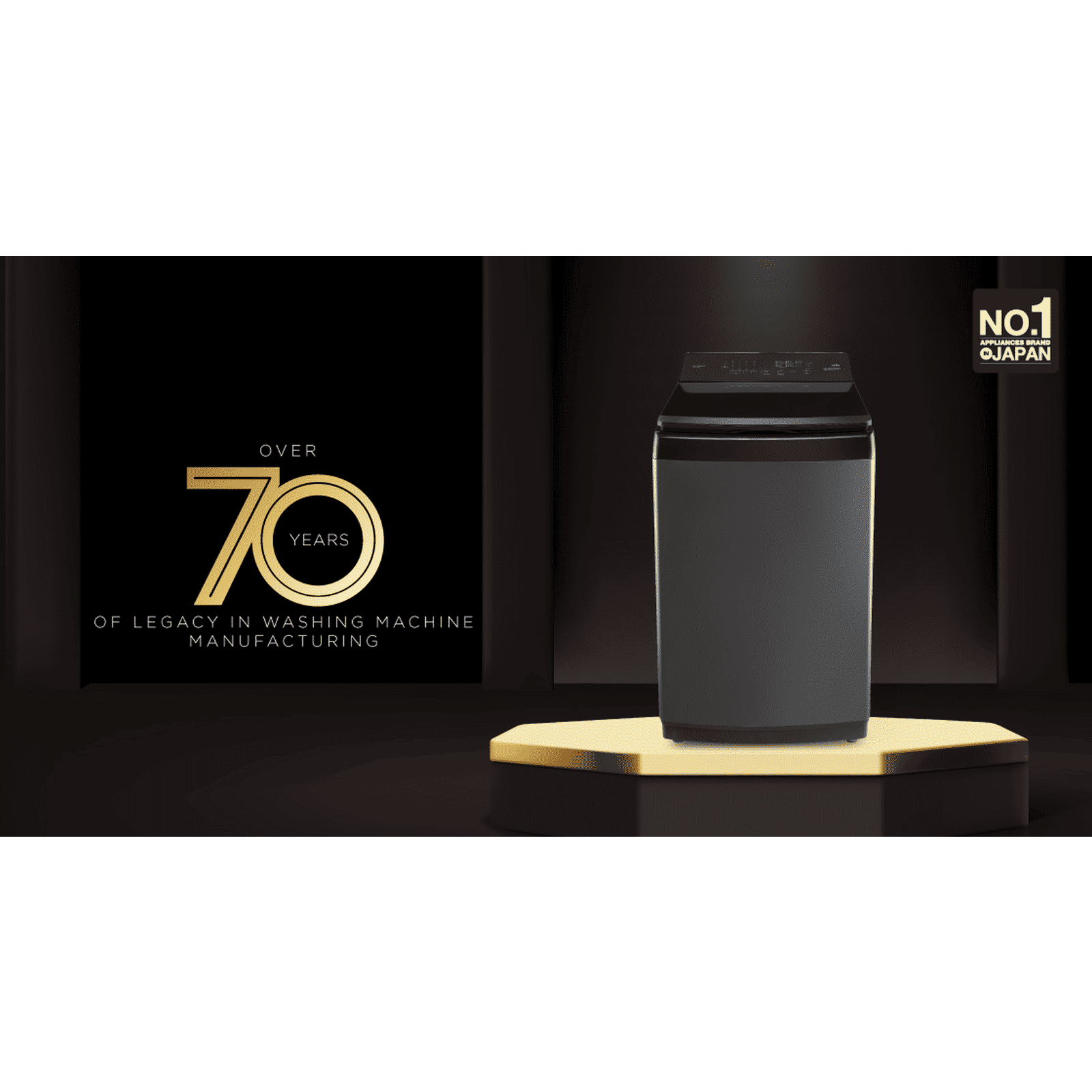 Panasonic 11 kg 5 Star Wi-Fi Fully Automatic Top Load Washing Machine (NA-F110VD1BB, Weather Alert & Recommendation, Black Silver)