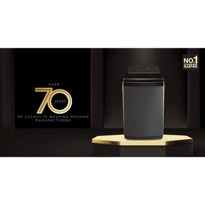 Panasonic 11 kg 5 Star Wi-Fi Fully Automatic Top Load Washing Machine (NA-F110VD1BB, Weather Alert & Recommendation, Black Silver)