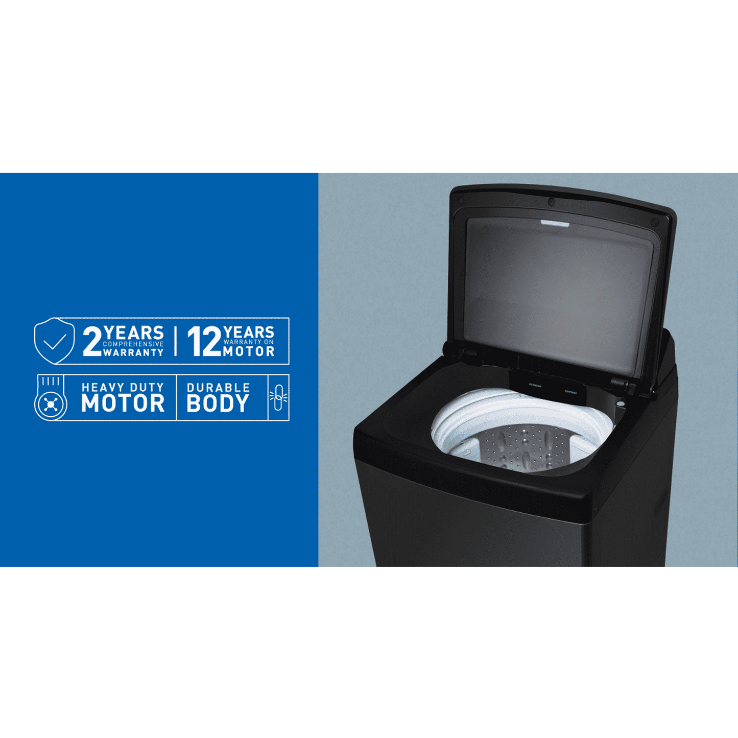 Panasonic 11 kg 5 Star Wi-Fi Fully Automatic Top Load Washing Machine (NA-F110VD1BB, Weather Alert & Recommendation, Black Silver)