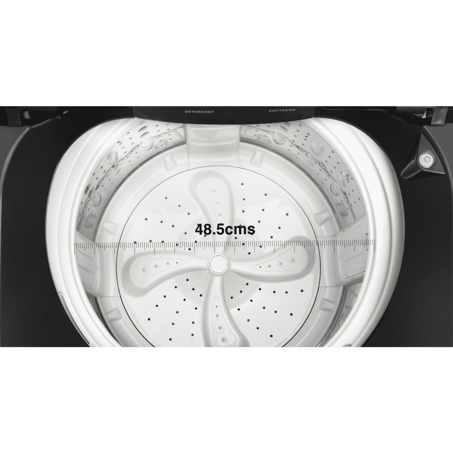 Panasonic 10 kg 5 Star Wi-Fi Fully Automatic Top Load Washing Machine (NA-F100VD1BB, Weather Alert & Recommendation, Black Silver)