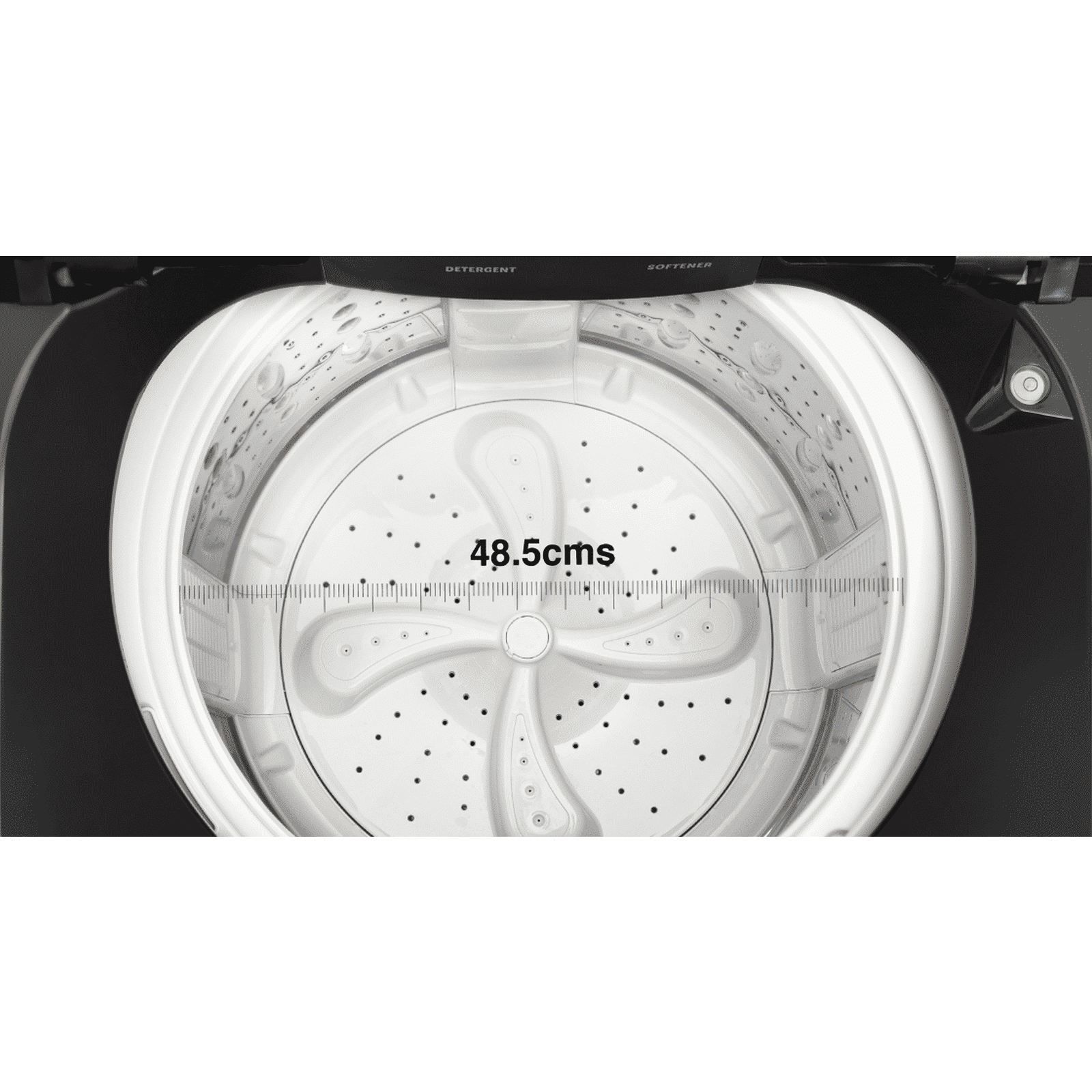 Panasonic 10 kg 5 Star Wi-Fi Fully Automatic Top Load Washing Machine (NA-F100VD1BB, Weather Alert & Recommendation, Black Silver)