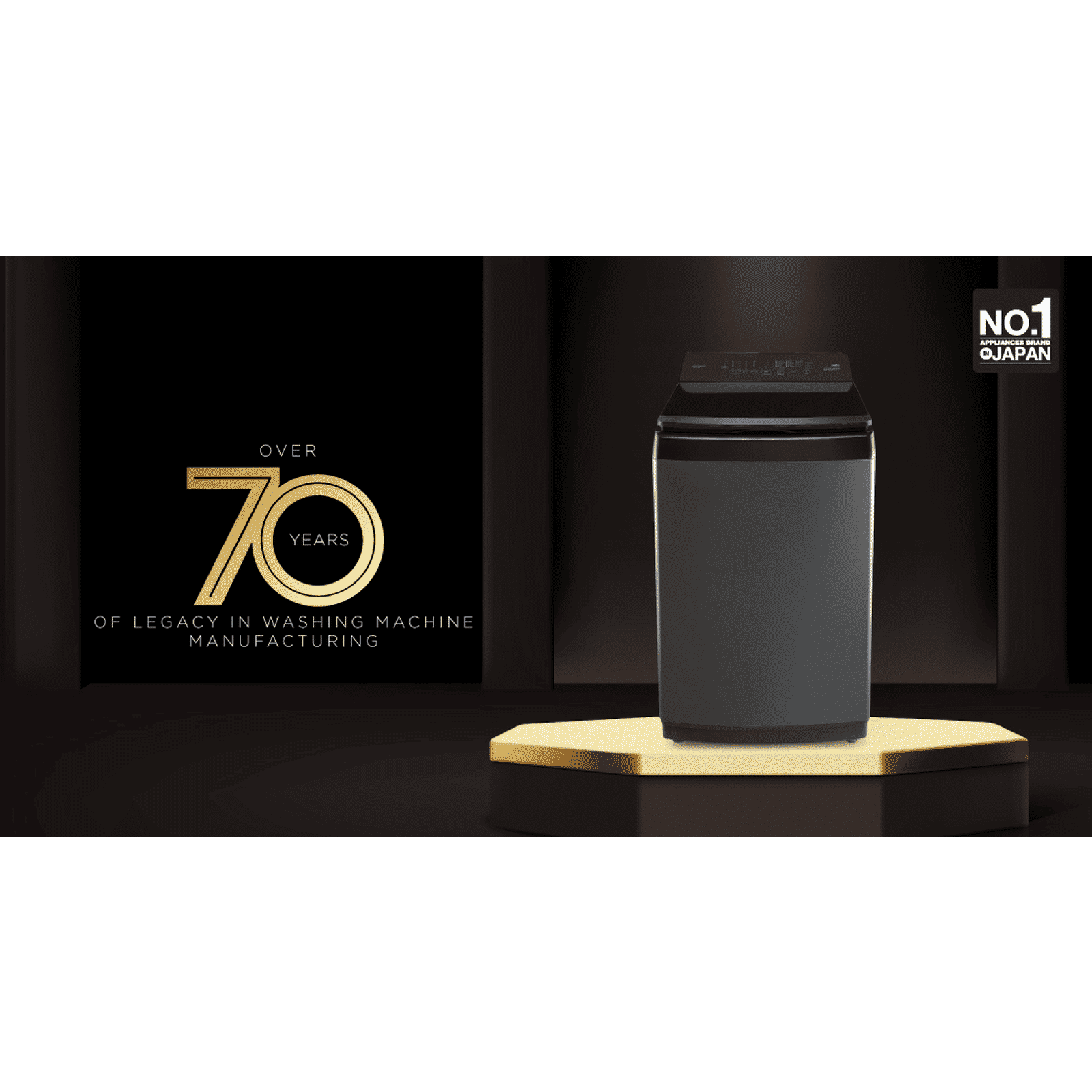 Panasonic 10 kg 5 Star Wi-Fi Fully Automatic Top Load Washing Machine (NA-F100VD1BB, Weather Alert & Recommendation, Black Silver)