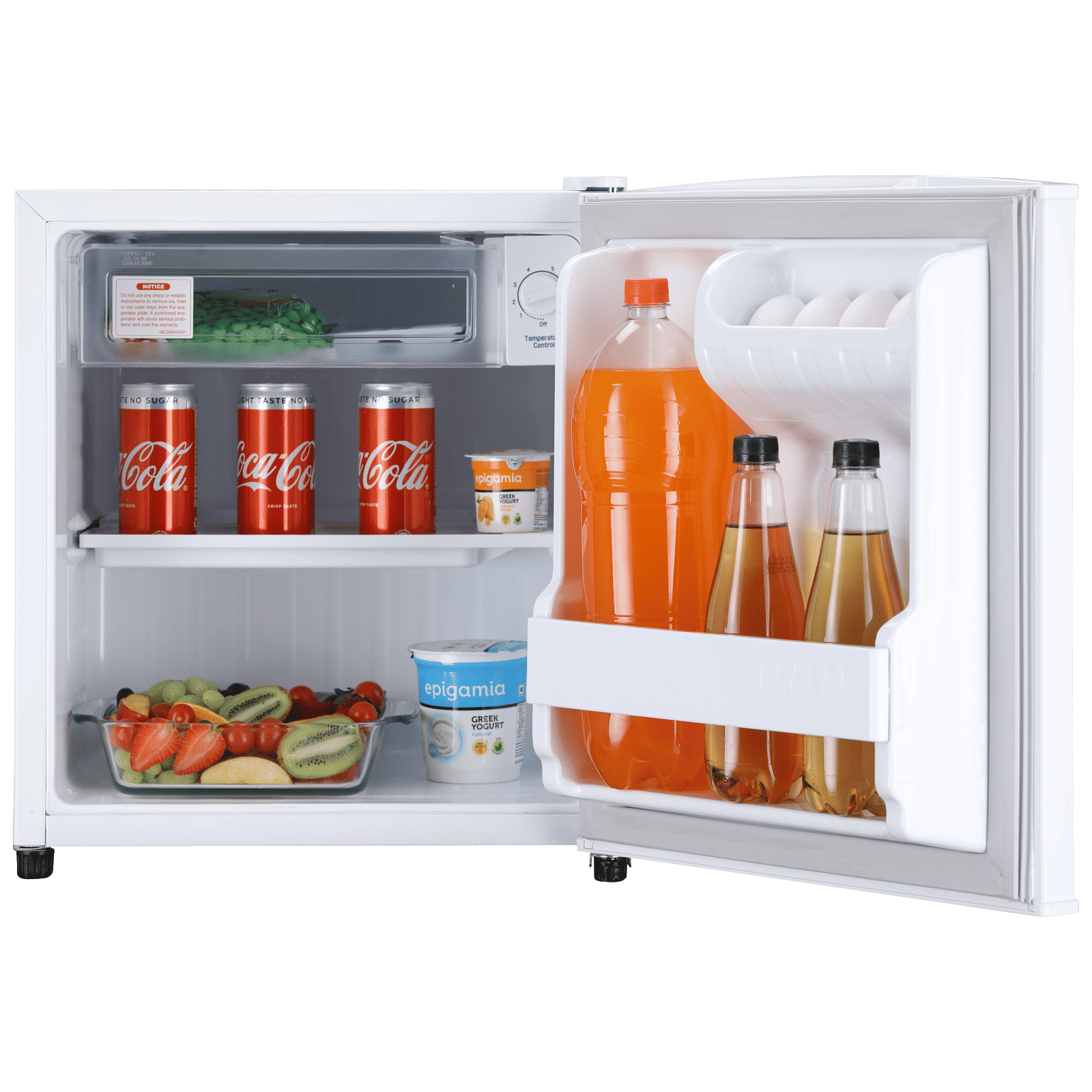 LG 43 Litres 1 Star Direct Cool Single Door Refrigerator with Door Basket (GL-M051SWB, White)