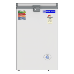 Blue Star NEYW Series 108 Litres 3 Star Single Door Deep Freezer (Static Cooling Technology, CF3-130NEYW, White)