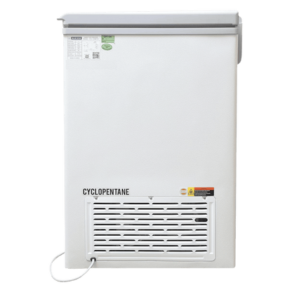 Blue Star NEYW Series 108 Litres 3 Star Single Door Deep Freezer (Static Cooling Technology, CF3-130NEYW, White)