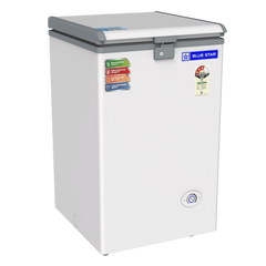 Blue Star NEYW Series 108 Litres 3 Star Single Door Deep Freezer (Static Cooling Technology, CF3-130NEYW, White)
