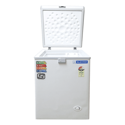 Blue Star NEYW Series 108 Litres 3 Star Single Door Deep Freezer (Static Cooling Technology, CF3-130NEYW, White)
