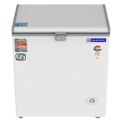 Blue Star NEYW Series 161 Litres 4 Star Single Door Deep Freezer (Static Cooling Technology, CF4-180NEYW, White)