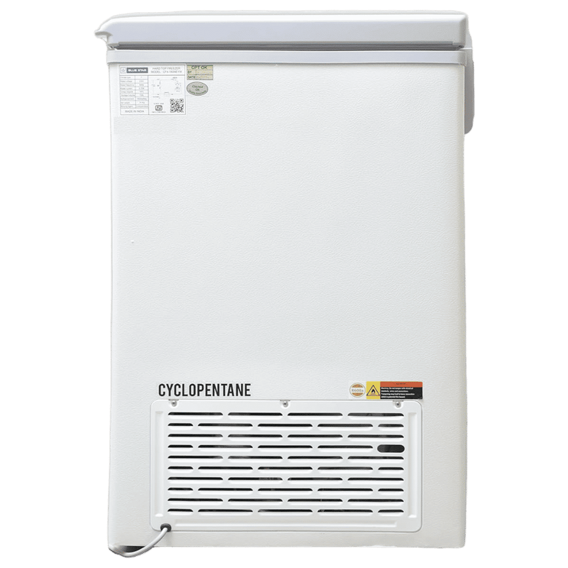 Blue Star NEYW Series 161 Litres 4 Star Single Door Deep Freezer (Static Cooling Technology, CF4-180NEYW, White)