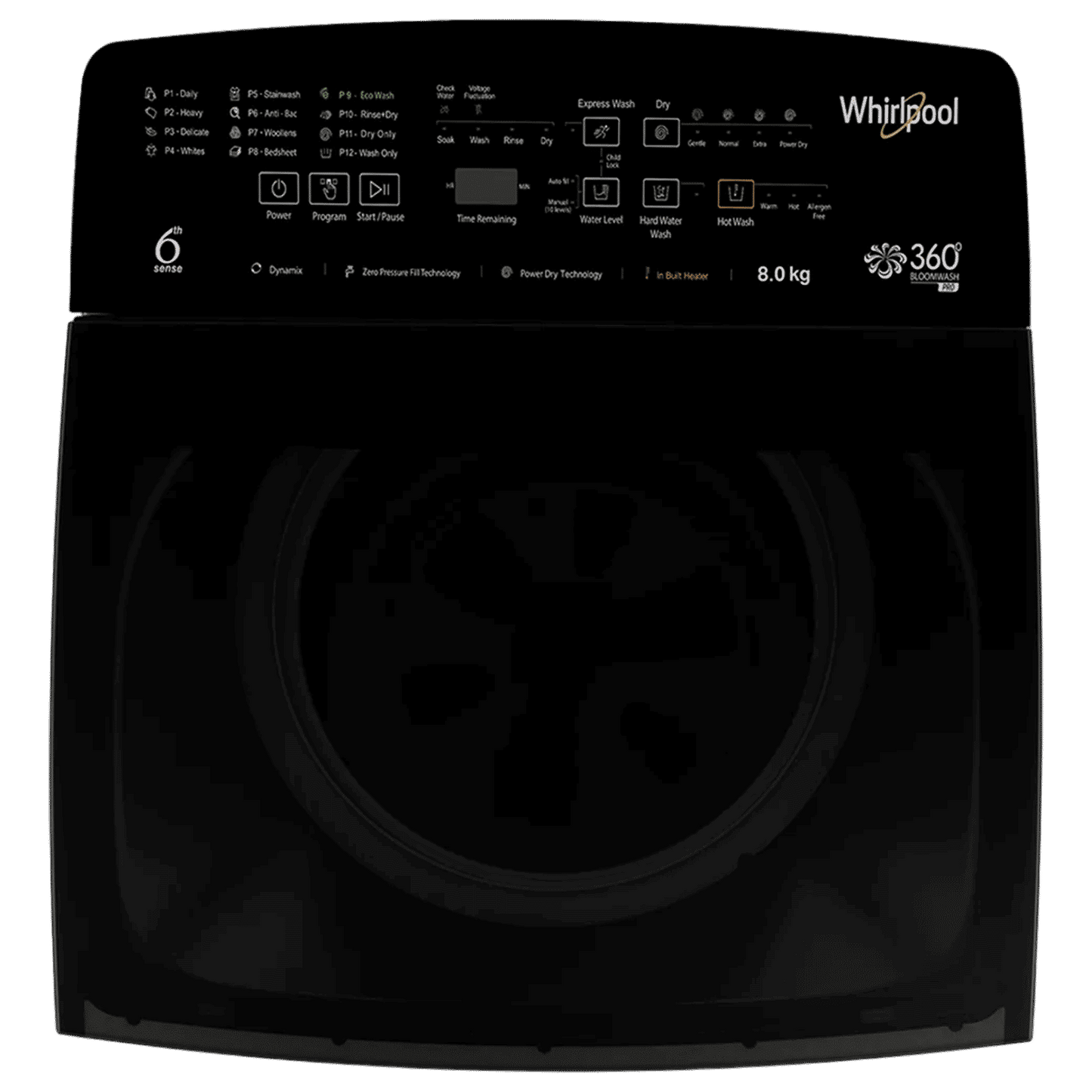 Whirlpool 8 kg 5 Star Fully Automatic Top Load Washing Machine (360° Bloomwash Pro, 31670, Catalytic Soak, Graphite)