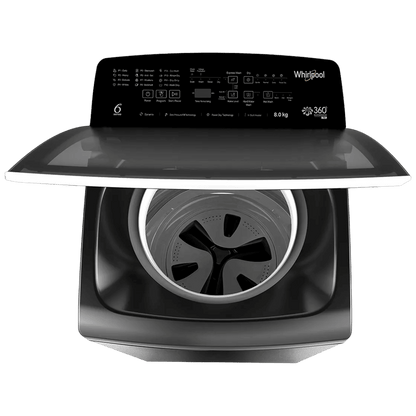 Whirlpool 8 kg 5 Star Fully Automatic Top Load Washing Machine (360° Bloomwash Pro, 31670, Catalytic Soak, Graphite)
