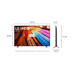 LG AI UT80 127 cm (50 inch) 4K Ultra HD LED Smart WebOS TV with Filmmaker Mode (2025 model)