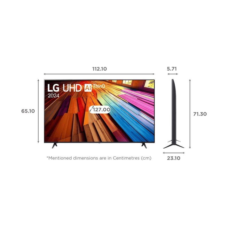 LG AI UT80 127 cm (50 inch) 4K Ultra HD LED Smart WebOS TV with Filmmaker Mode (2025 model)