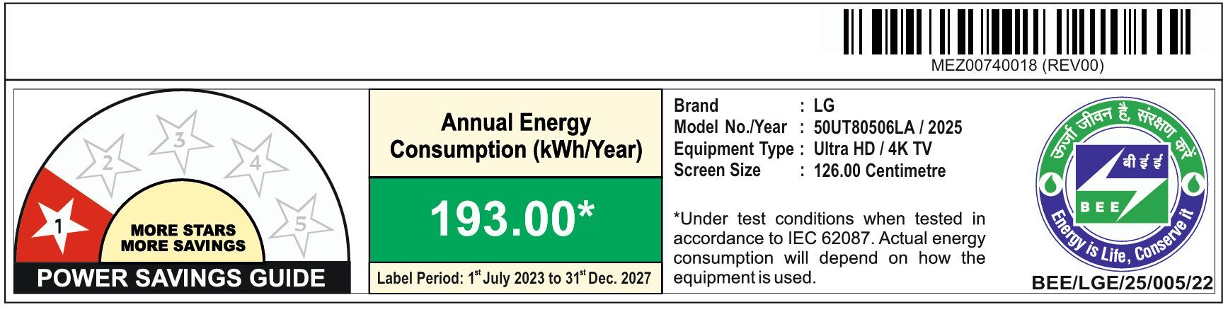LG AI UT80 127 cm (50 inch) 4K Ultra HD LED Smart WebOS TV with Filmmaker Mode (2025 model)