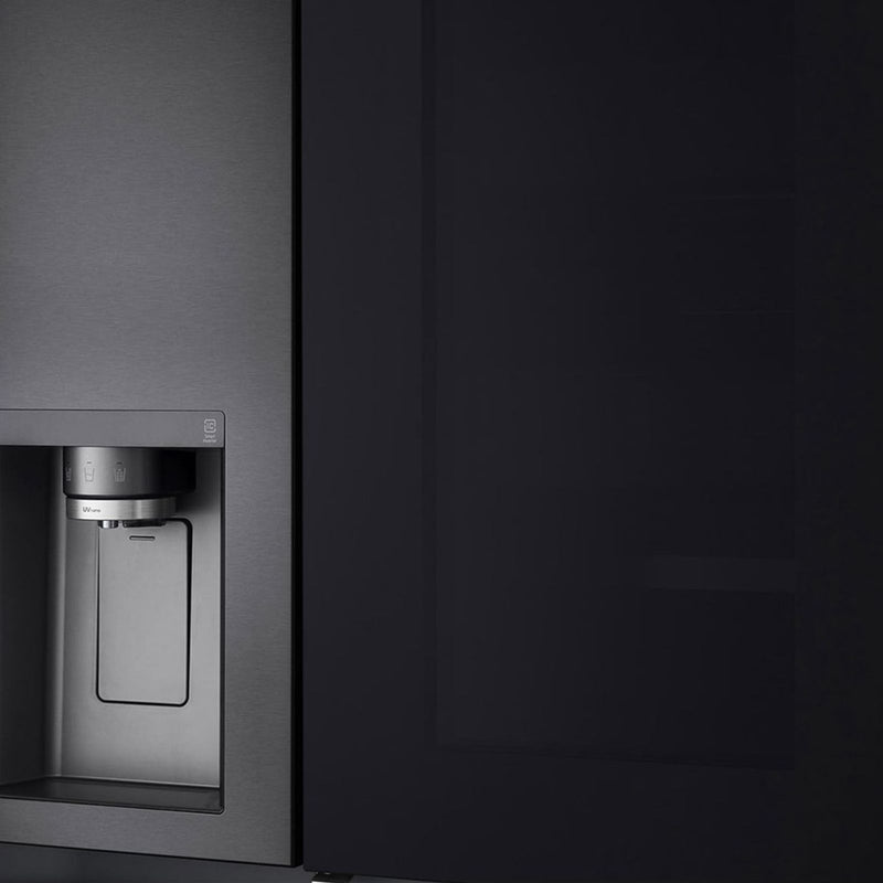 LG 630 Litres 3 Star Frost Free Side by Side Door Smart Wifi Enabled Refrigerator with Multi Air Flow (GL-X257AMC3, Matt Black)