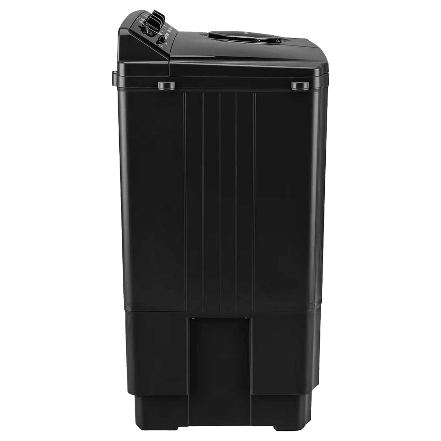 LG 11.5 kg 5 Star Semi Automatic Washing Machine with Wind Jet Dry Technology (P115ASLAZ, Full Black)