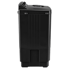 LG 11.5 kg 5 Star Semi Automatic Washing Machine with Wind Jet Dry Technology (P115ASLAZ, Full Black)