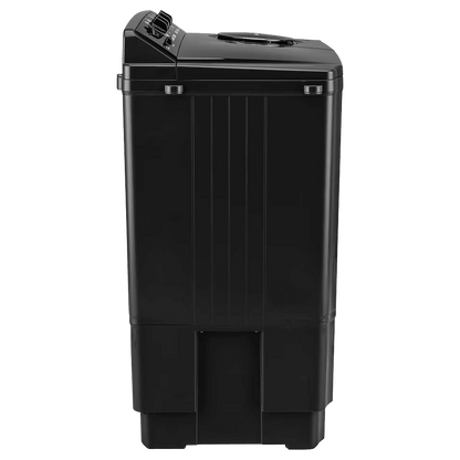 LG 11.5 kg 5 Star Semi Automatic Washing Machine with Wind Jet Dry Technology (P115ASLAZ, Full Black)