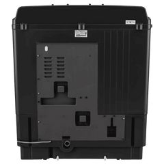 LG 11.5 kg 5 Star Semi Automatic Washing Machine with Wind Jet Dry Technology (P115ASLAZ, Full Black)