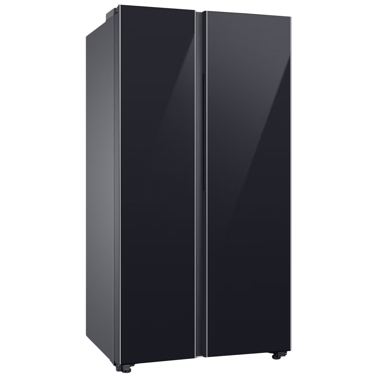 SAMSUNG 653 Litres 3 Star Frost Free Side by Side Door Smart Wifi Enabled Refrigerator with Twin Cooling Plus Technology (RS76CB81A333/HL, Glam Deep Charcoal)