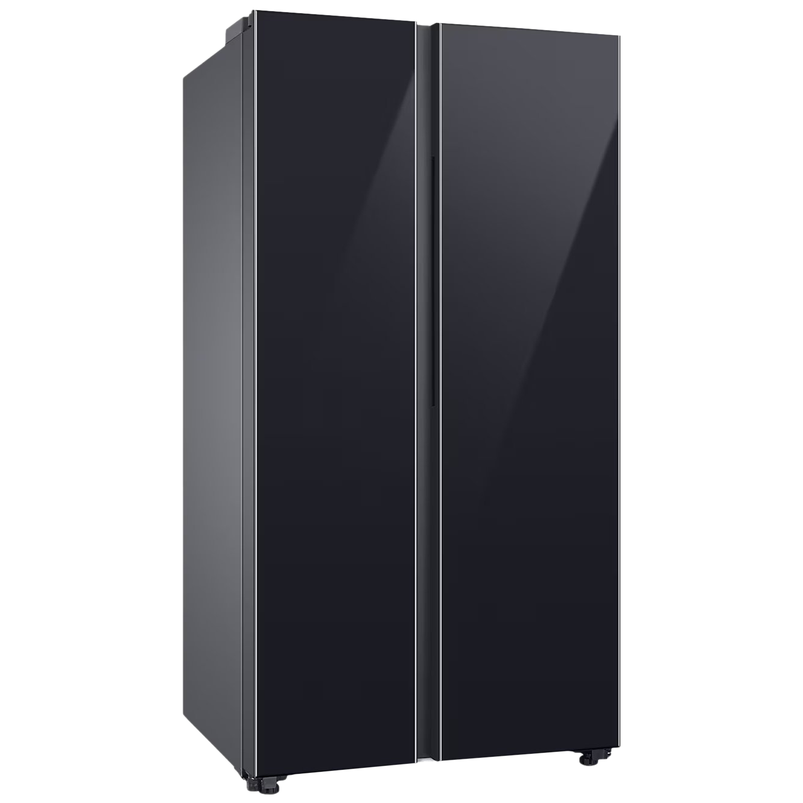 SAMSUNG 653 Litres 3 Star Frost Free Side by Side Door Smart Wifi Enabled Refrigerator with Twin Cooling Plus Technology (RS76CB81A333/HL, Glam Deep Charcoal)