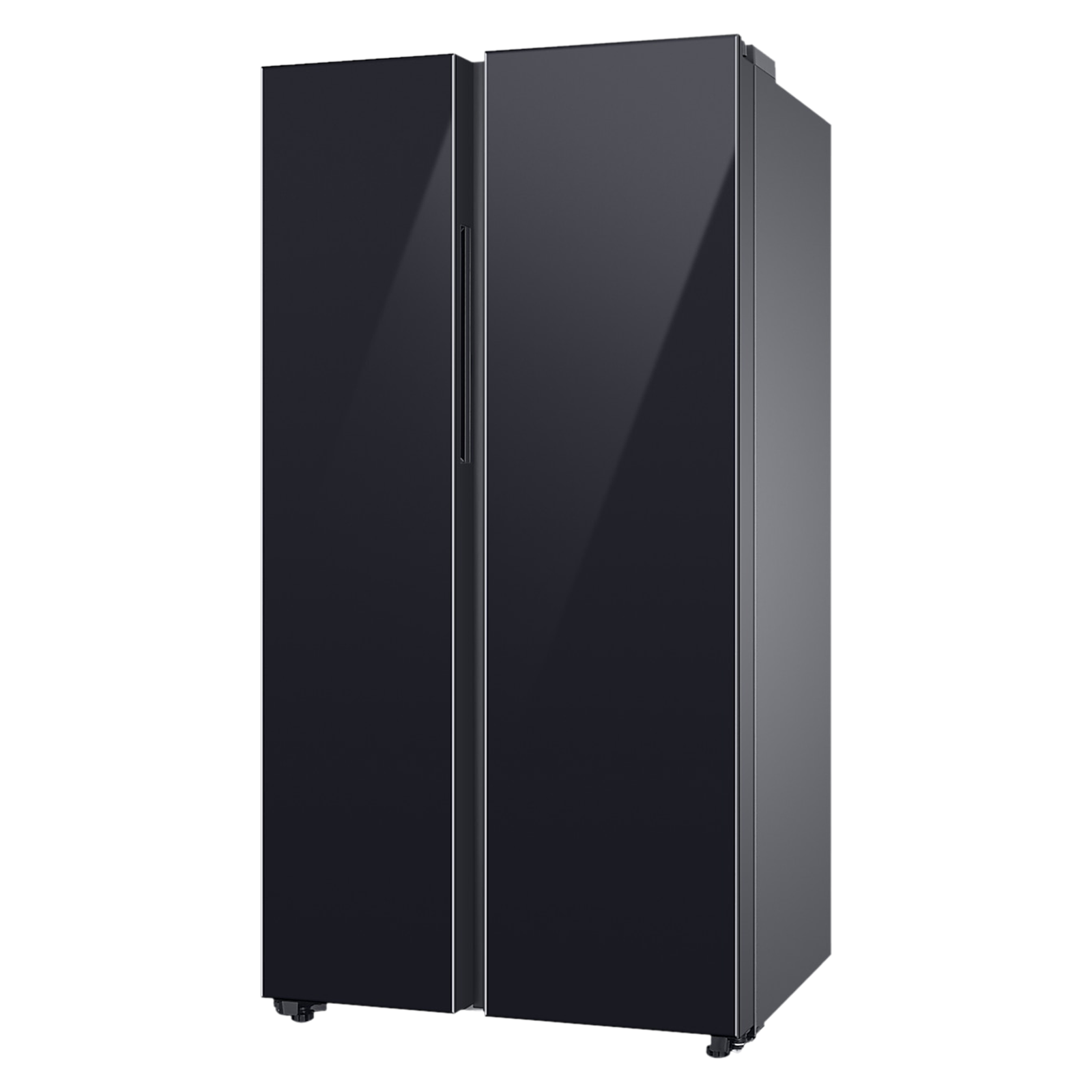 SAMSUNG 653 Litres 3 Star Frost Free Side by Side Door Smart Wifi Enabled Refrigerator with Twin Cooling Plus Technology (RS76CB81A333/HL, Glam Deep Charcoal)