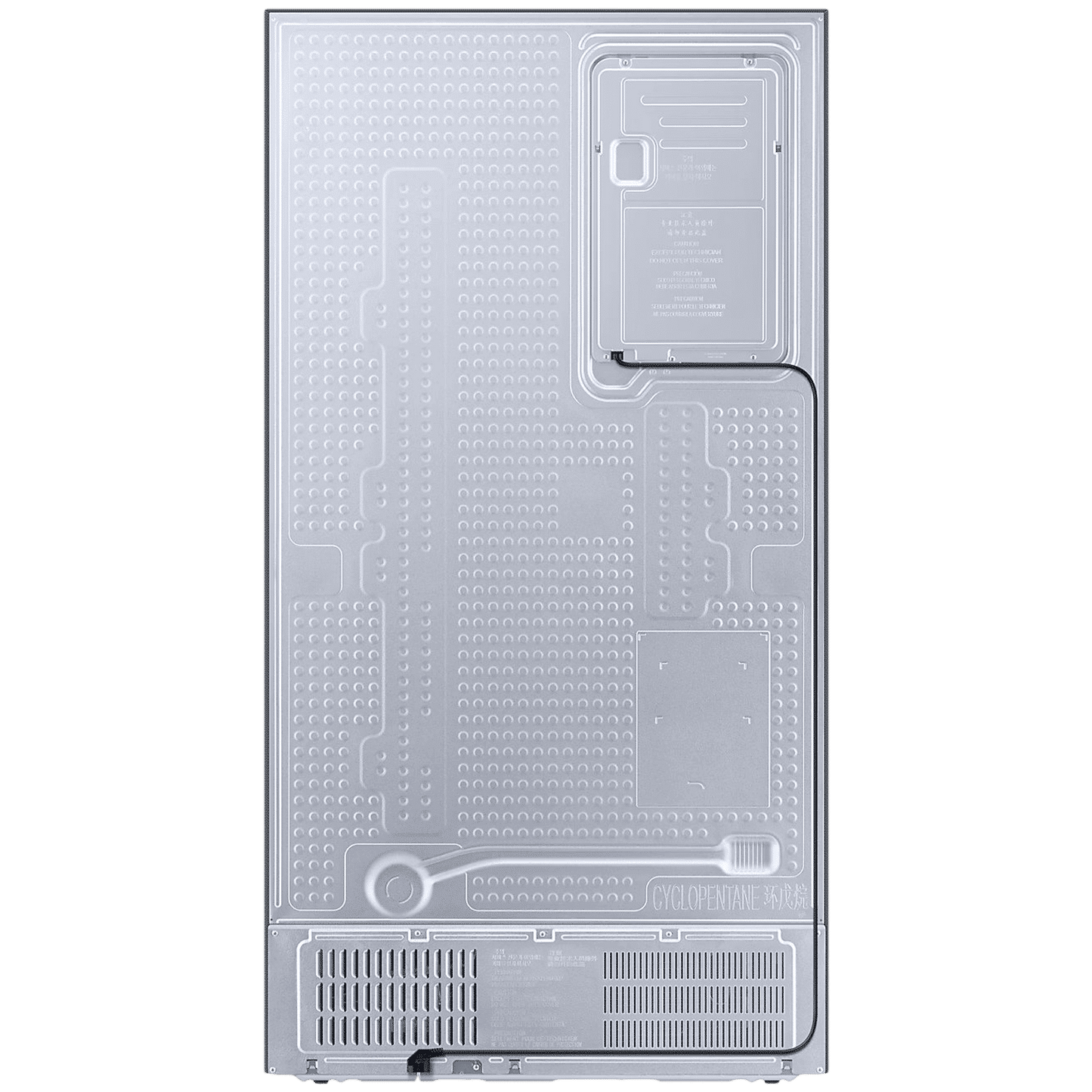 SAMSUNG 653 Litres 3 Star Frost Free Side by Side Door Smart Wifi Enabled Refrigerator with Twin Cooling Plus Technology (RS76CB81A333/HL, Glam Deep Charcoal)