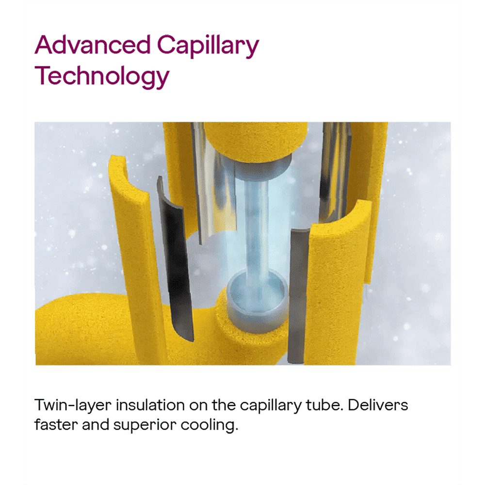 Godrej Edge Marvel 184 Litres 2 Star Direct Cool Single Door Refrigerator with Advanced Capillary Technology (RD EMARVEL 207B TDF, Fossil Steel)