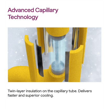 Godrej Edge Marvel 184 Litres 2 Star Direct Cool Single Door Refrigerator with Advanced Capillary Technology (RD EMARVEL 207B TDF, Fossil Steel)