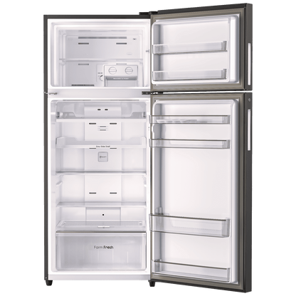 Godrej Eon Regalis 436 Litres 2 Star Frost Free Double Door Refrigerator with Nano Shield Technology (RT EONREGALIS 477B RCI MT BK, Matte Black)