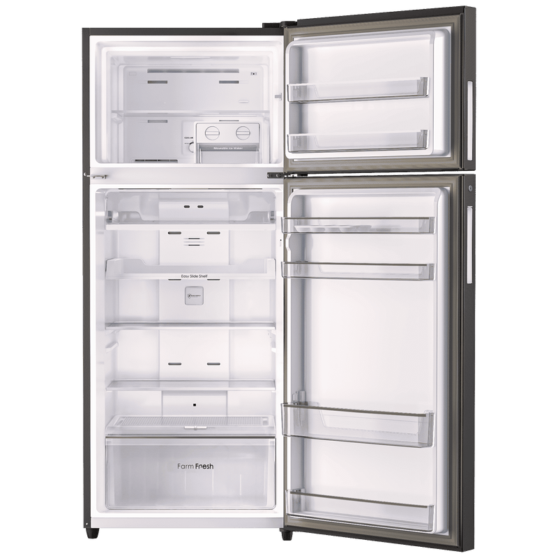 Godrej Eon Regalis 436 Litres 2 Star Frost Free Double Door Refrigerator with Nano Shield Technology (RT EONREGALIS 477B RCI MT BK, Matte Black)
