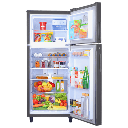 Godrej Eon Alpha 238 Litres 3 Star Frost Free Double Door Refrigerator with Advanced Inverter Technology (RT EON ALPHA 270C RI ST GL, Steel Glow)