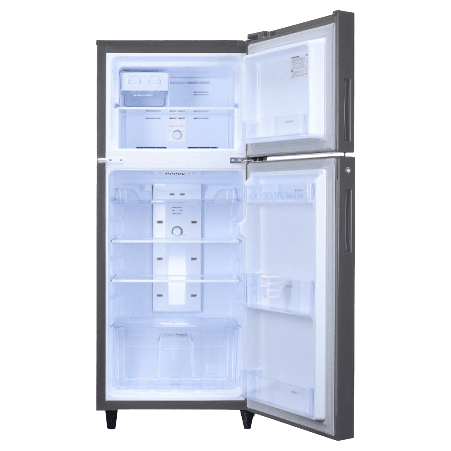 Godrej Eon Alpha 238 Litres 3 Star Frost Free Double Door Refrigerator with Advanced Inverter Technology (RT EON ALPHA 270C RI ST GL, Steel Glow)