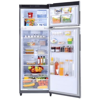 Godrej Eon Valor 272 Litres 2 Star Frost Free Double Door Refrigerator with Cool Balance Technology (RT EONVALOR 310B RI, Fossil Steel)
