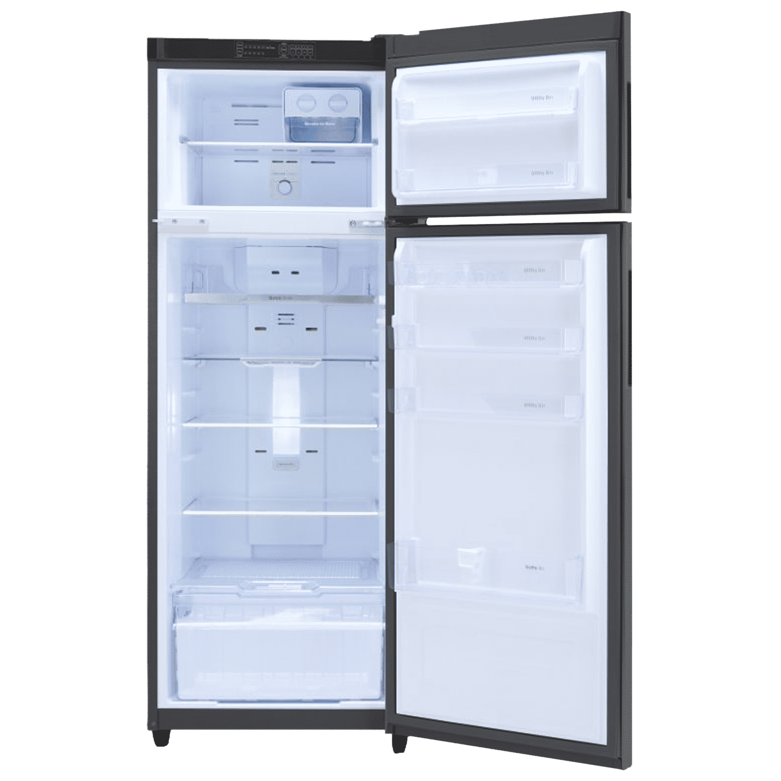 Godrej Eon Valor 272 Litres 2 Star Frost Free Double Door Refrigerator with Cool Balance Technology (RT EONVALOR 310B RI, Fossil Steel)