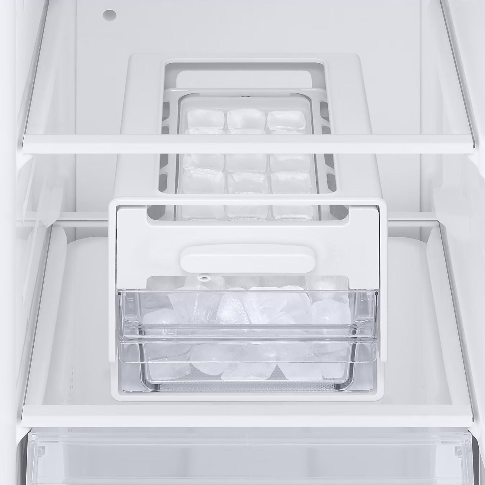 SAMSUNG 653 Litres 3 Star Frost Free Side by Side Door Smart Wifi Enabled Refrigerator with Twin Cooling Plus Technology (RS76CB81A312/HL, Clean White)