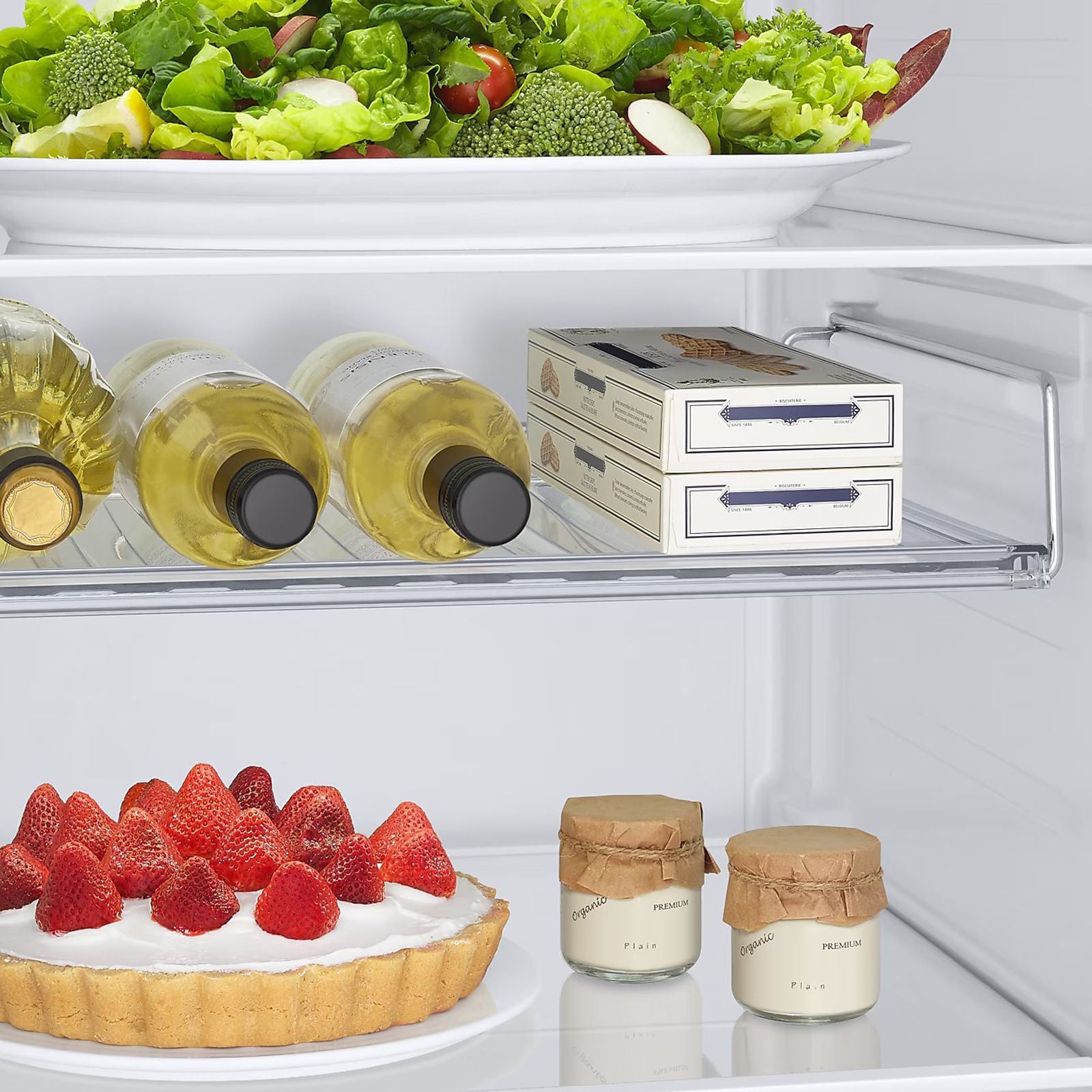 SAMSUNG 653 Litres 3 Star Frost Free Side by Side Door Smart Wifi Enabled Refrigerator with Twin Cooling Plus Technology (RS76CB81A312/HL, Clean White)