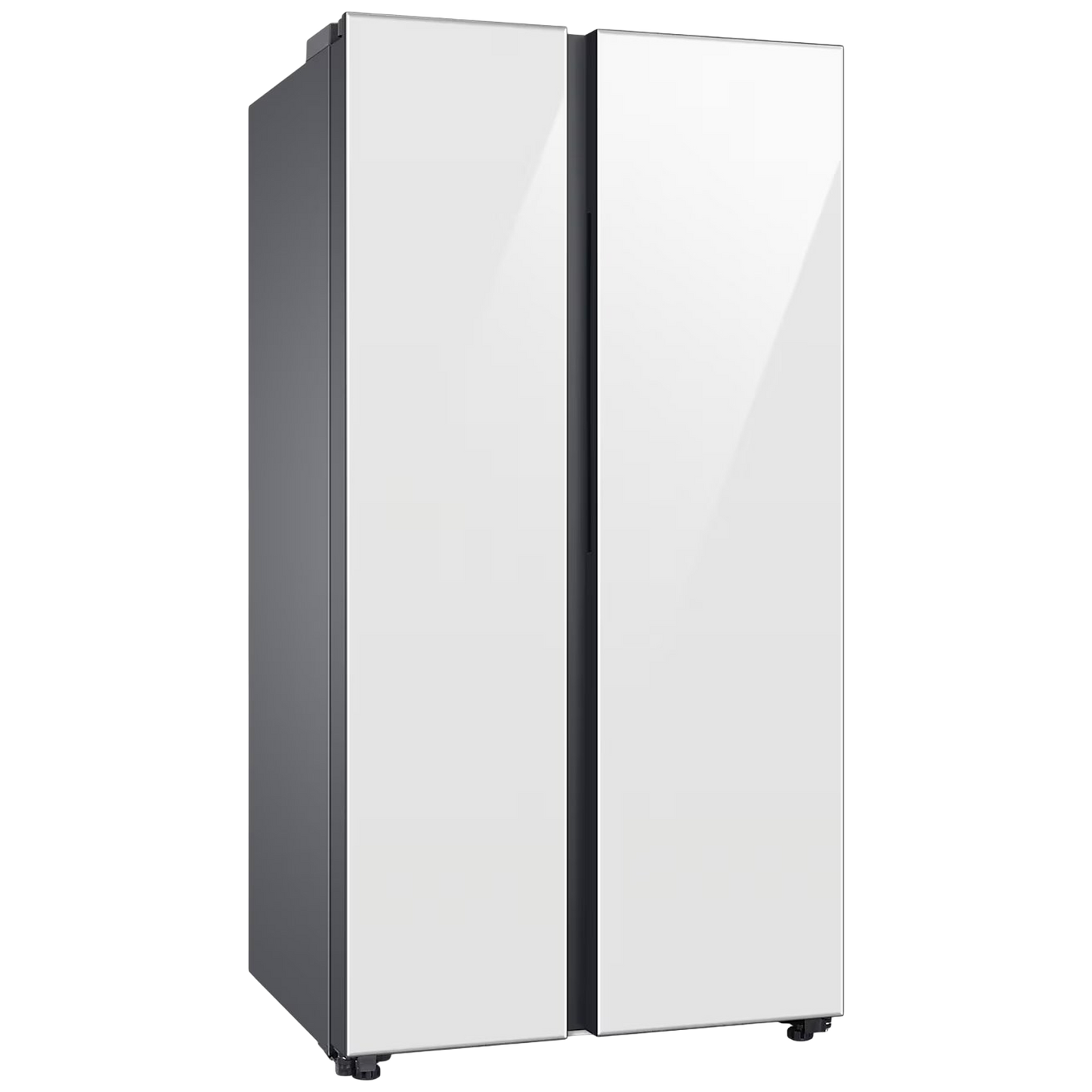 SAMSUNG 653 Litres 3 Star Frost Free Side by Side Door Smart Wifi Enabled Refrigerator with Twin Cooling Plus Technology (RS76CB81A312/HL, Clean White)