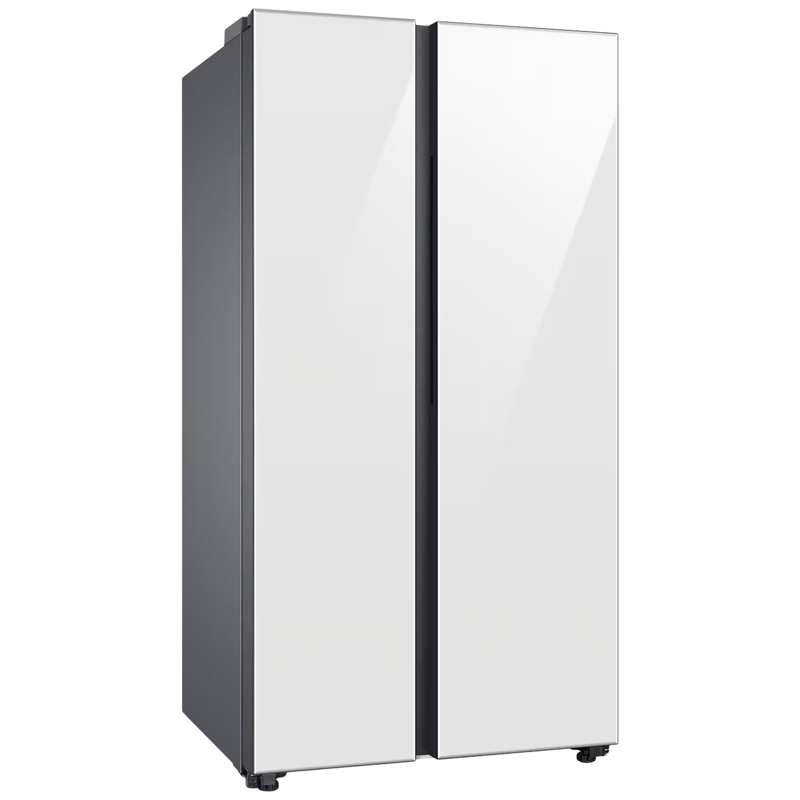 SAMSUNG 653 Litres 3 Star Frost Free Side by Side Door Smart Wifi Enabled Refrigerator with Twin Cooling Plus Technology (RS76CB81A312/HL, Clean White)