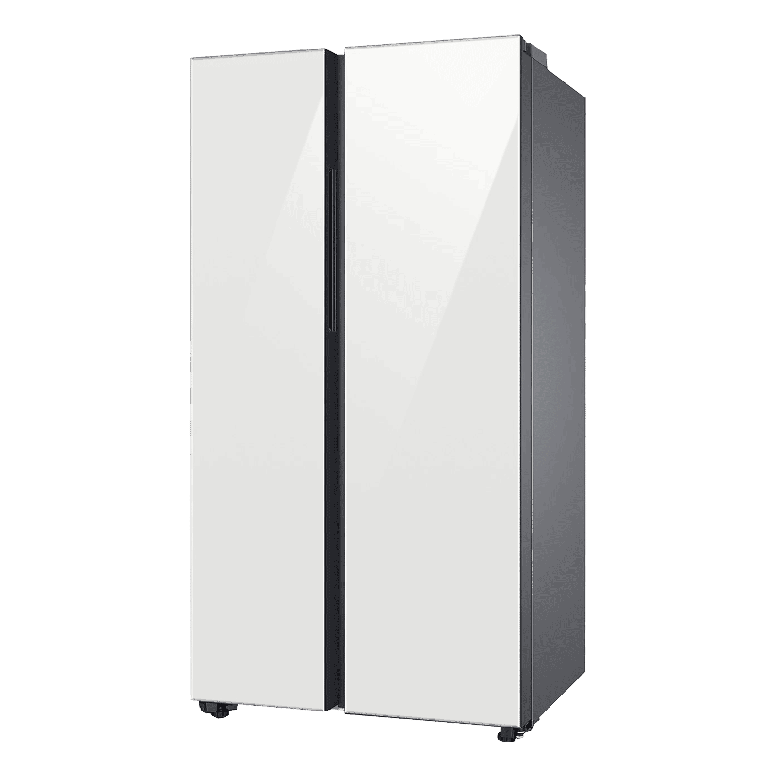 SAMSUNG 653 Litres 3 Star Frost Free Side by Side Door Smart Wifi Enabled Refrigerator with Twin Cooling Plus Technology (RS76CB81A312/HL, Clean White)