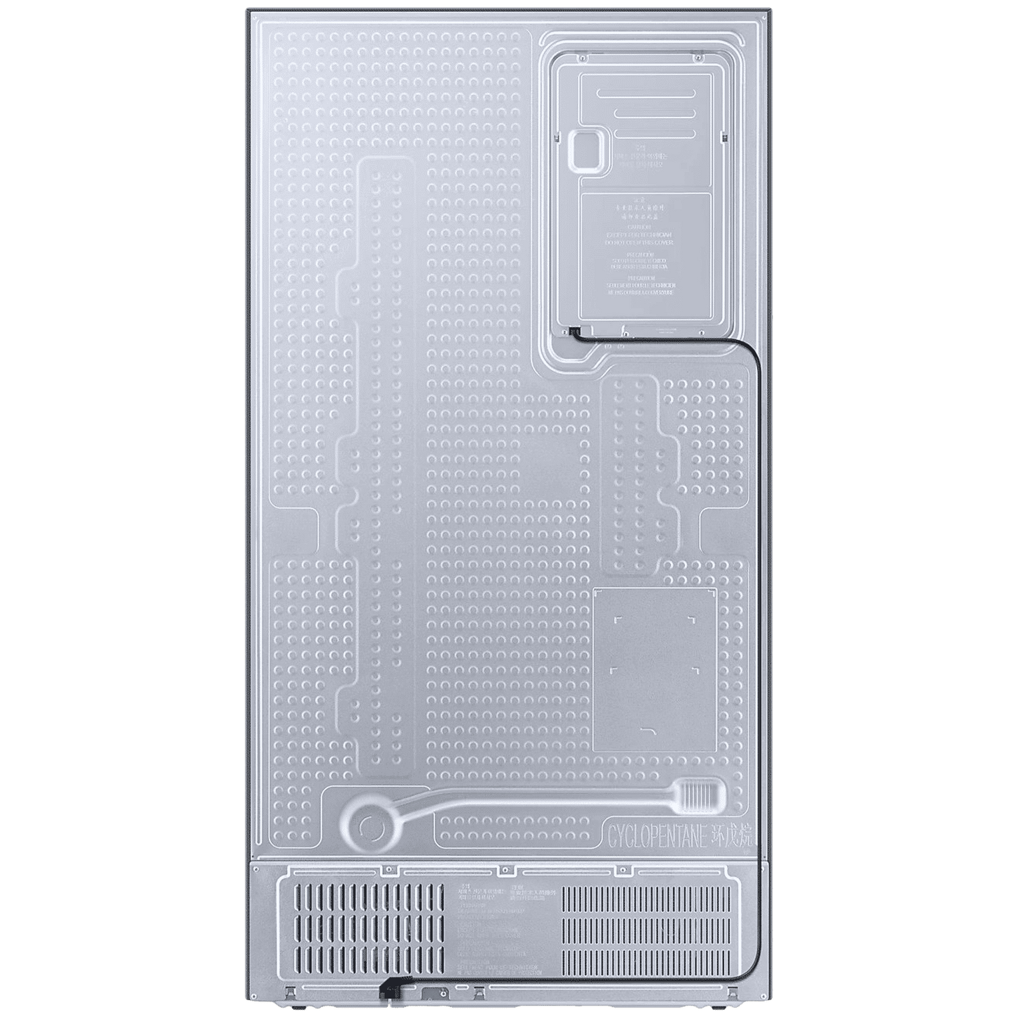 SAMSUNG 653 Litres 3 Star Frost Free Side by Side Door Smart Wifi Enabled Refrigerator with Twin Cooling Plus Technology (RS76CB81A312/HL, Clean White)